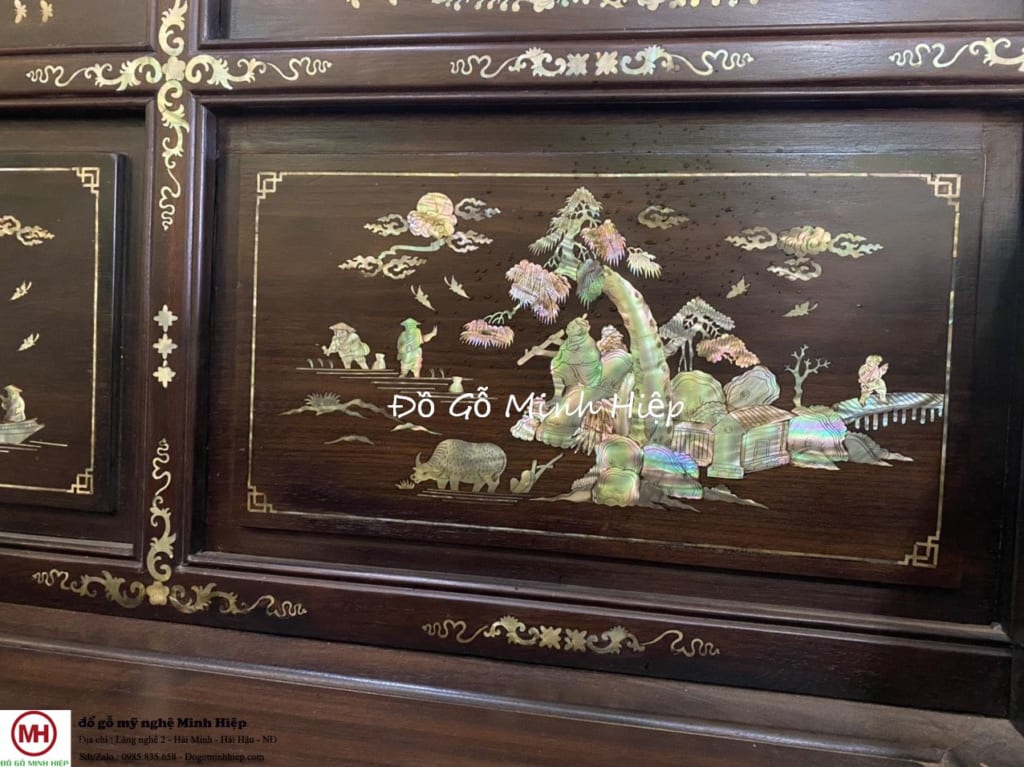 Trường kỷ khảm tích tứ dân truong-ky-kham-tu-dan