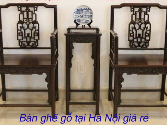 Địa chỉ bán bàn ghế gỗ tại Hà Nội